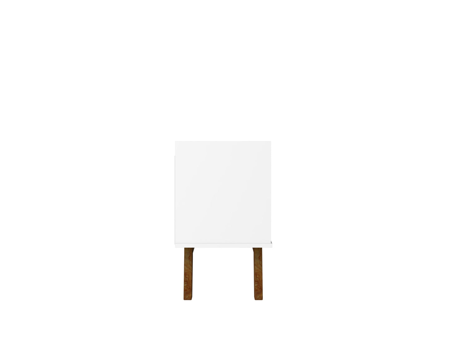 Malmo Modern TV-Schrank 180 cm mit 2 Schubladen - Weiß/Braun