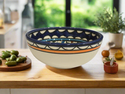 Handgefertigte Keramik-Servierschale – 13 cm Suppen- & Salatschale