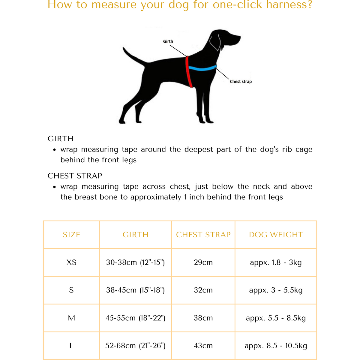 Blossom One-Click Dog Harness