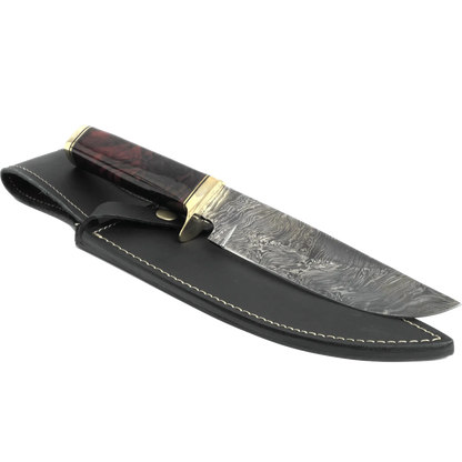 Haruto-II Bowie-Messer 7,5 Zoll mit Original-Lederscheide
