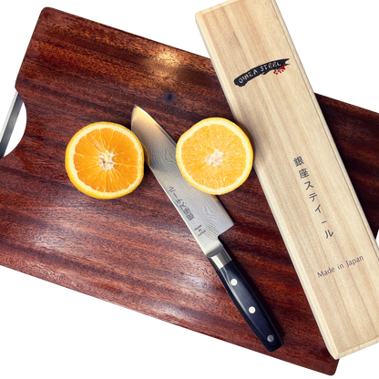 HAYAMI 180 - VG10 - 33-lagiges Damast Santoku Messer 180mm