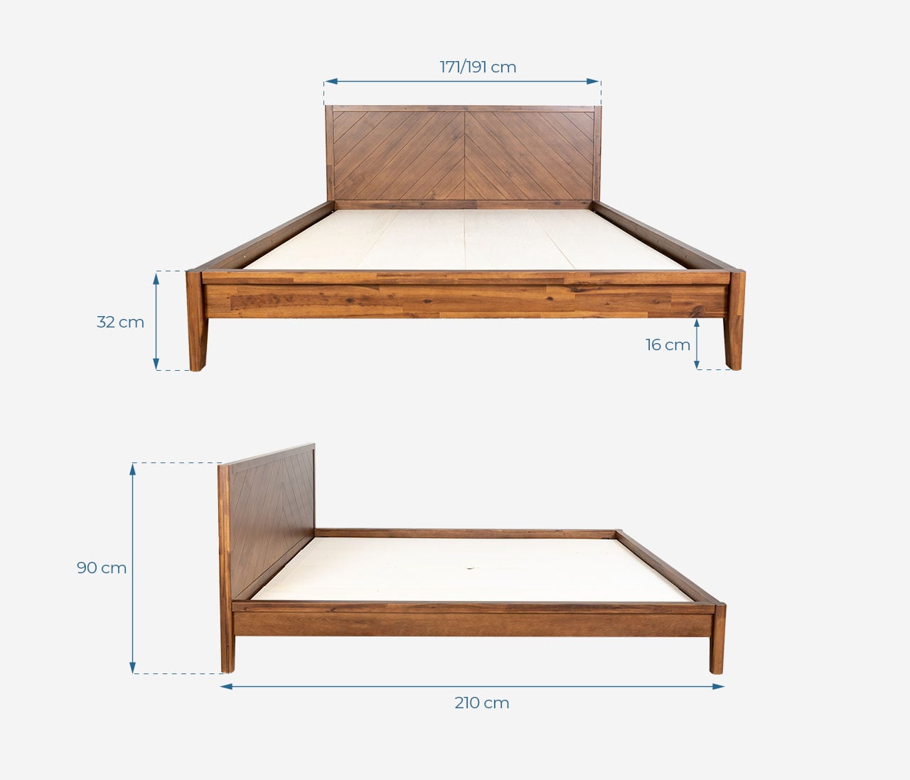 Hobro Schlafzimmermöbel-Set, 5-teilig