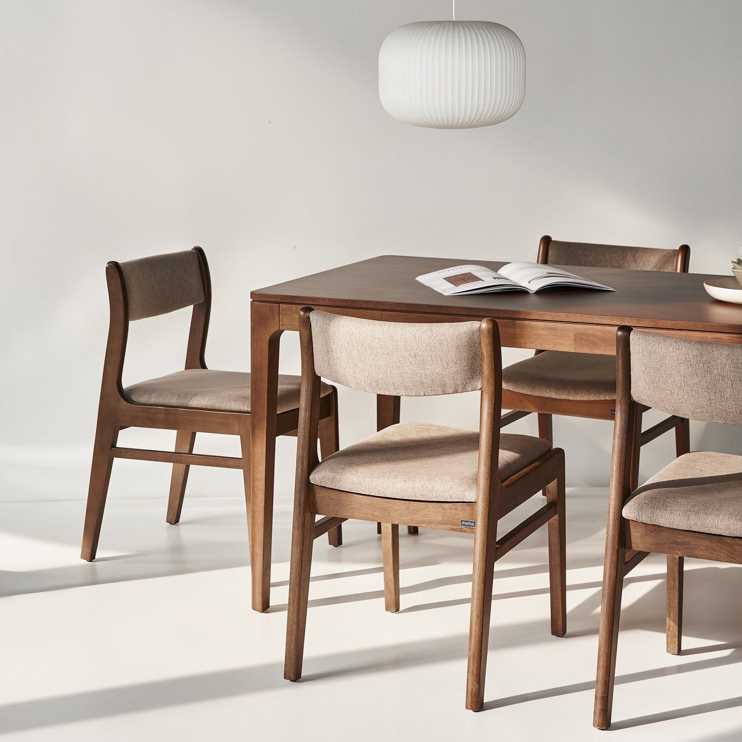 Hobro Natural Rubberwood Dining Chair