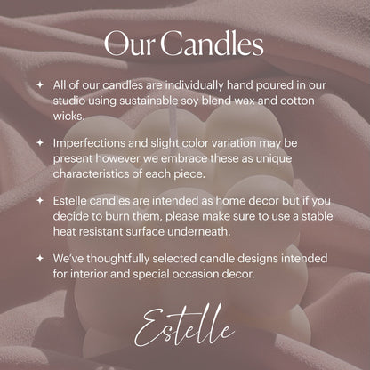 Handmade Nutcracker Candle: Sculptural Christmas Decor Gift