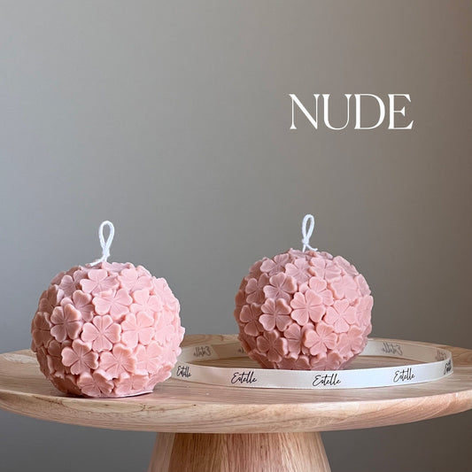 Clover Ball Sojawachskerze: Handgemachte Deko-Kerze
