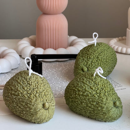 Avocado Kerze: Duftende vegane Sojawachskerze
