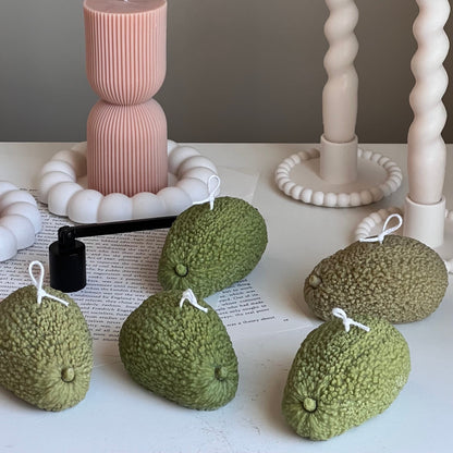 Avocado Kerze: Duftende vegane Sojawachskerze