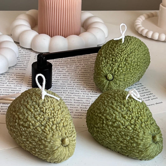 Avocado Kerze: Duftende vegane Sojawachskerze