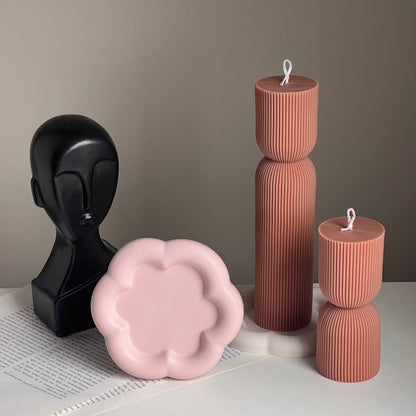 Blumen-Schmuckschale: Handgemachte Jesmonite-Ablage