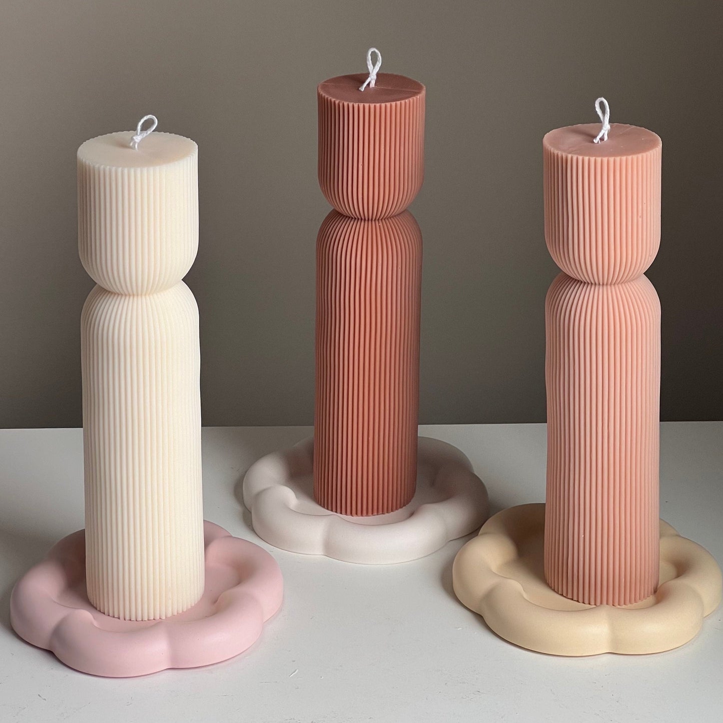 Blumen-Schmuckschale: Handgemachte Jesmonite-Ablage