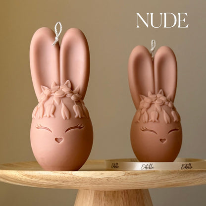 Eierhase Sojakerze: Handgemachte Wohndeko, Geschenk zum Einzug