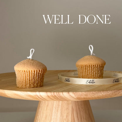 Handgemachte Cupcake-Sojakerze: Trendige vegane Wohndeko