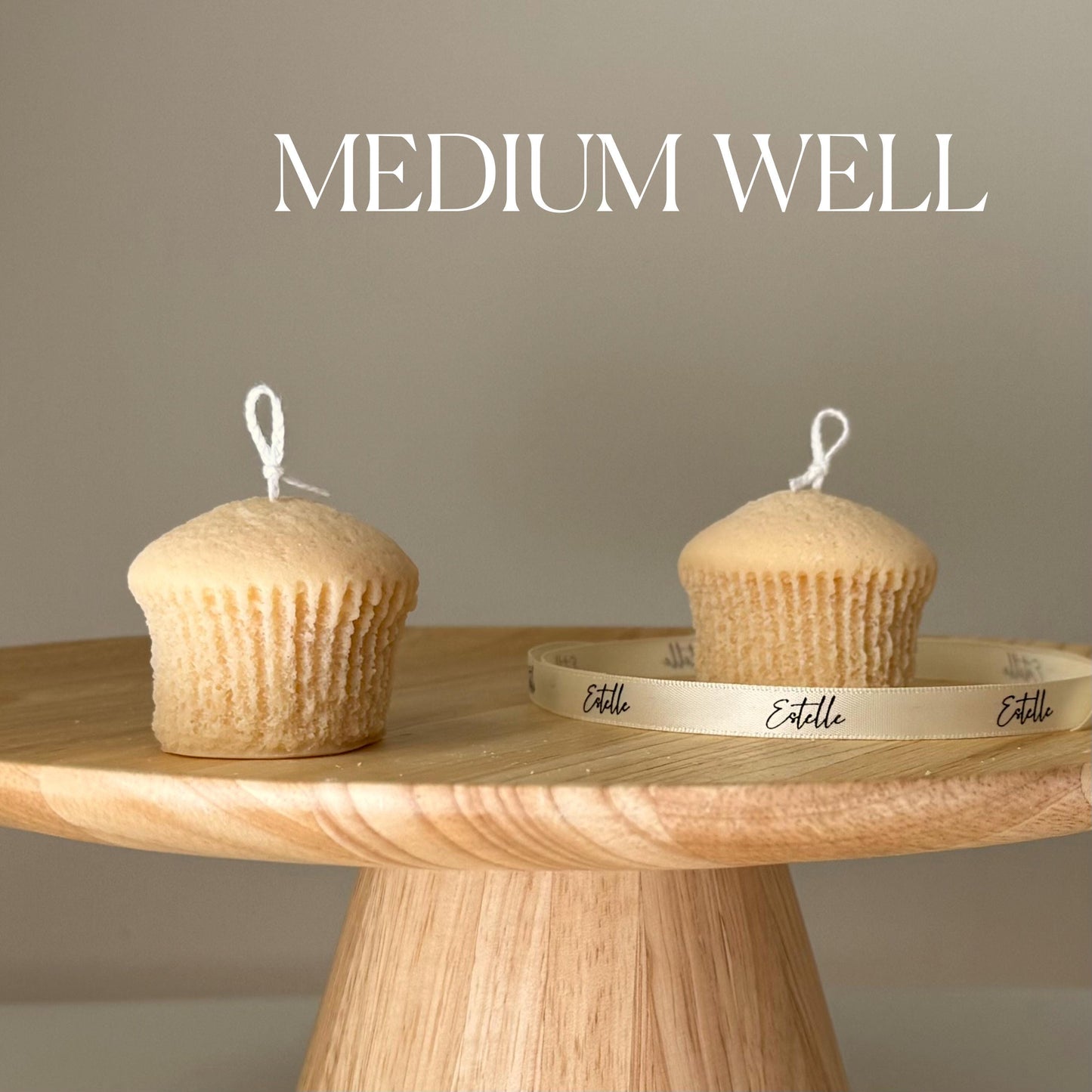 Handgemachte Cupcake-Sojakerze: Trendige vegane Wohndeko