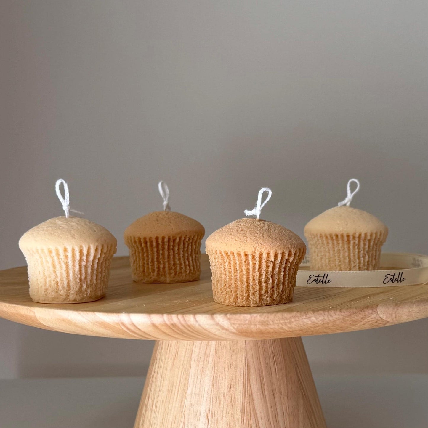 Handgemachte Cupcake-Sojakerze: Trendige vegane Wohndeko
