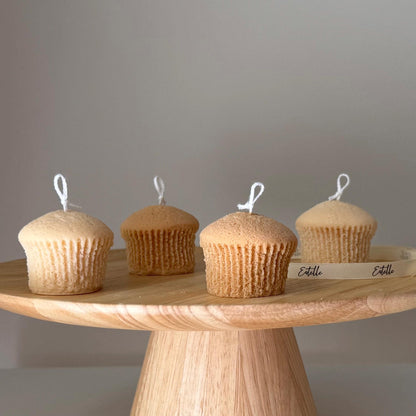 Handgemachte Cupcake-Sojakerze: Trendige vegane Wohndeko