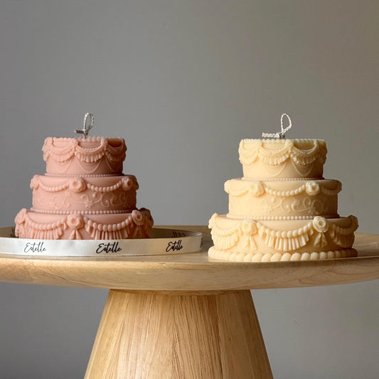 Kuchenkerze | Trendige handgemachte Dekoration