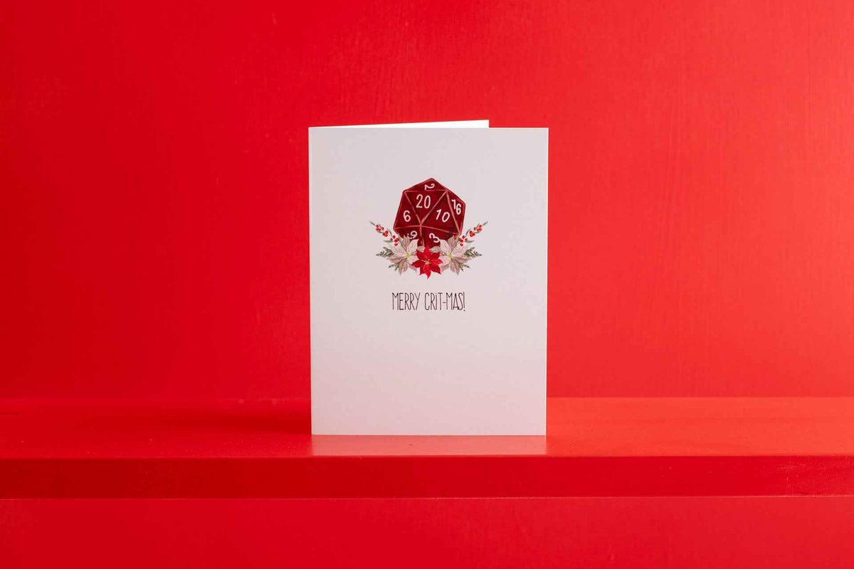 Merry Crit-mas- Greeting Card