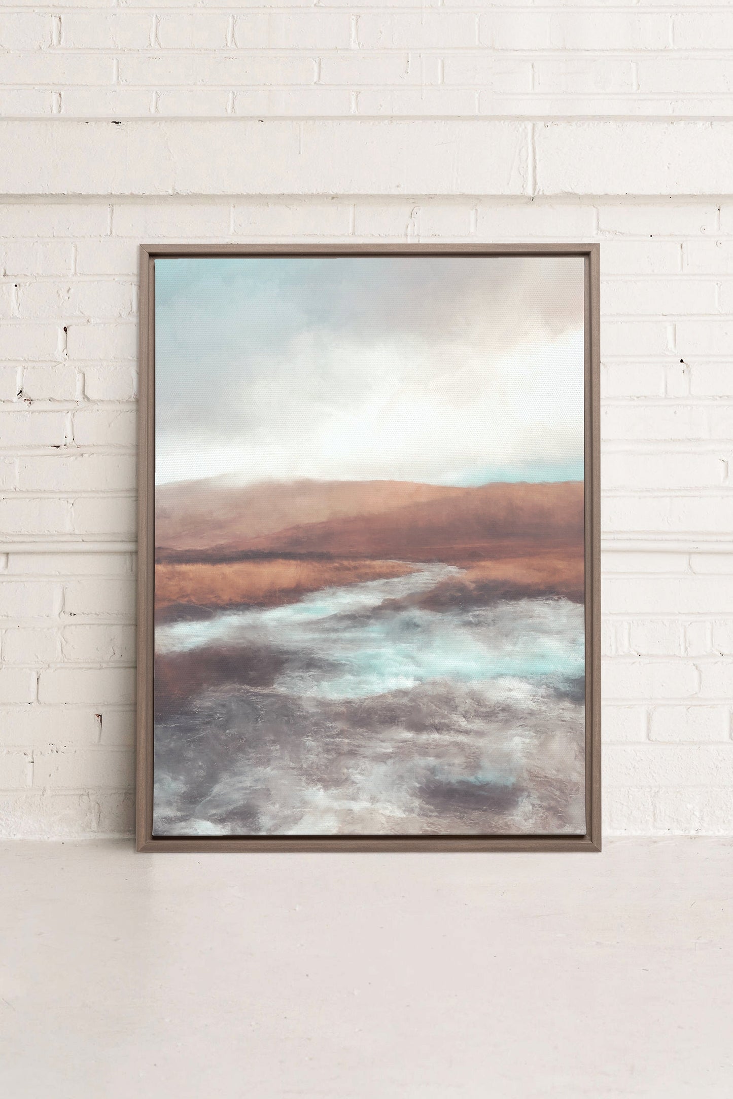Intuition, Oeuvre sur toile étirée