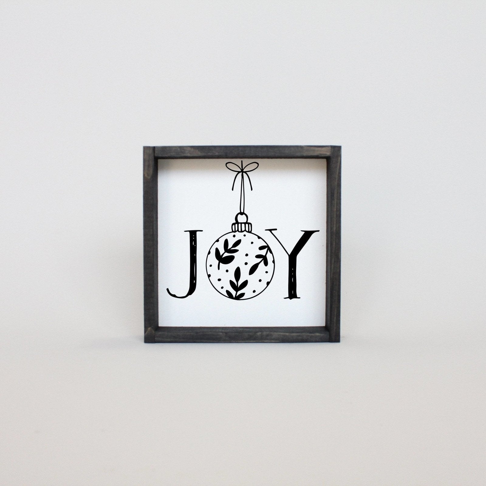 Joy Ornament Wood Sign - AURABAGS SHOP