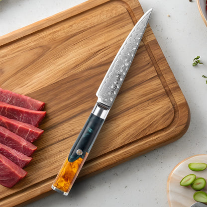 Kaze Katana Universalmesser 6″ | Damaststahl von Ginza Steel