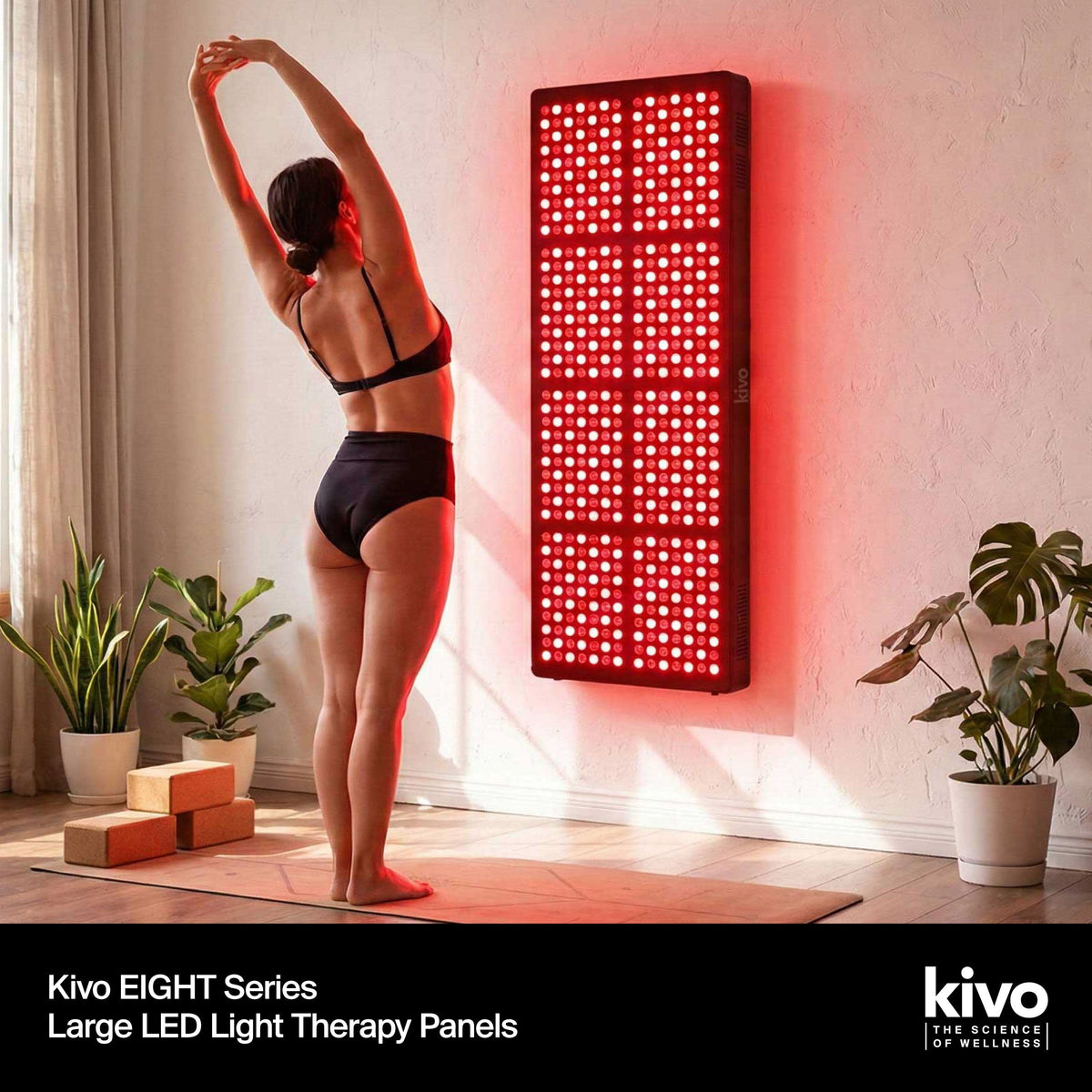 Kivo EIGHT Series - Large Red Light Therapy Panel