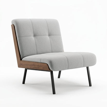 Kyler Mid-Century Modern Sessel ohne Armlehnen