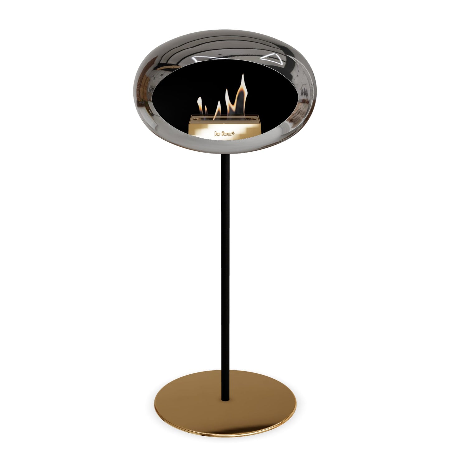 Le Feu Steel High Dome <br>Chromed Silver
