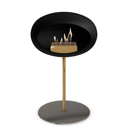 Le Feu Steel Low Dome <br>Black