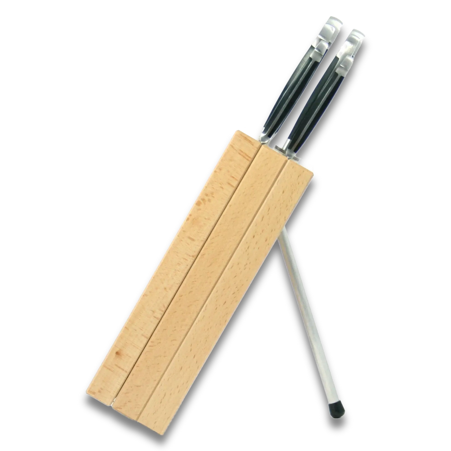Messerblockhalter - Milly Buchenholz - (Messer nicht enthalten)