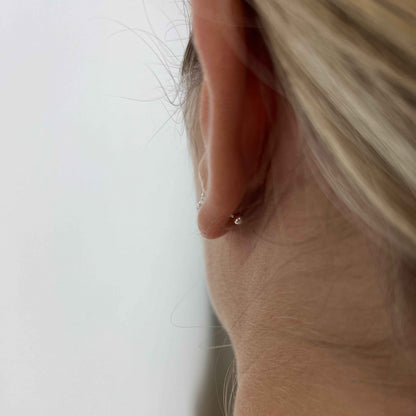 Boucles d'oreilles Cercles en argent sterling