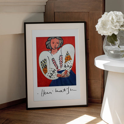 Wandbild Henri Matisse, La Camicetta Romena, 1940