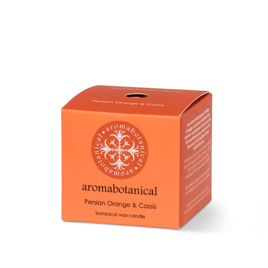 Mini-Duftkerze Persische Orange & Cassis mit beruhigendem Duft von Aromabotanical