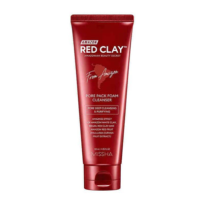 MISSHA Amazon Red Clay Pore Pack Foam Cleanser 120ml
