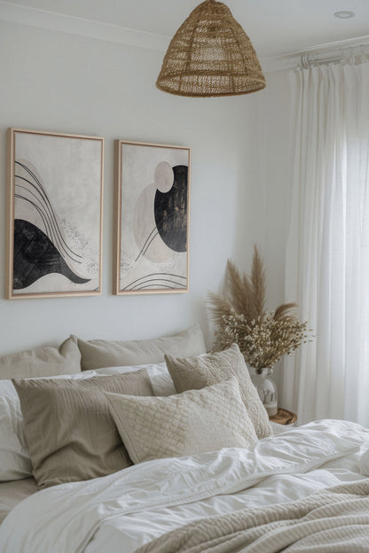 MINIMALIST UNIVERSE DUO (2 Werke auf gespannter Leinwand)