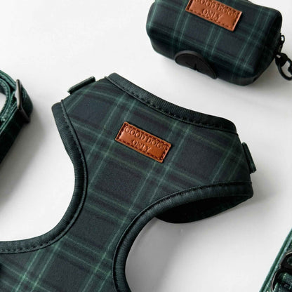 Plaid Waste Bag Holder