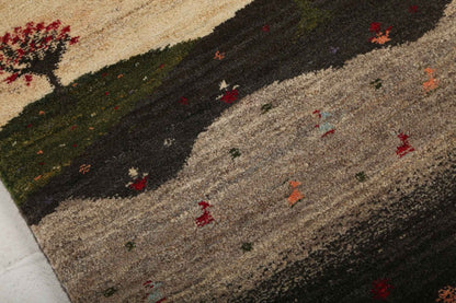 Persian Gabbeh Rug | 2' 9" x 4' 3"