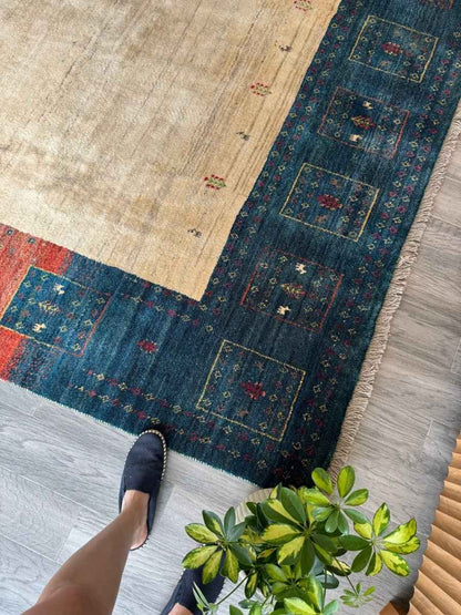 Persian Gabbeh Rug | 6' 7" x 10' 2"