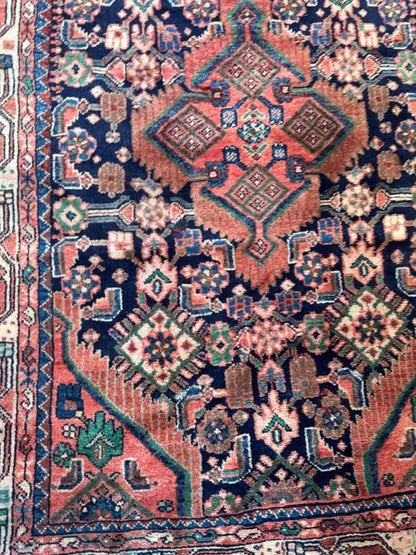 Persian Hamadan Runner Rug | 3' 3" x 9' 5"
