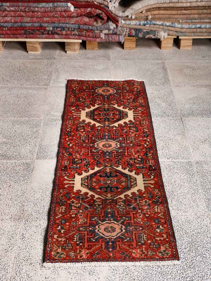 Persian Karaja Runner Rug | 1' 8” x 5' 1"
