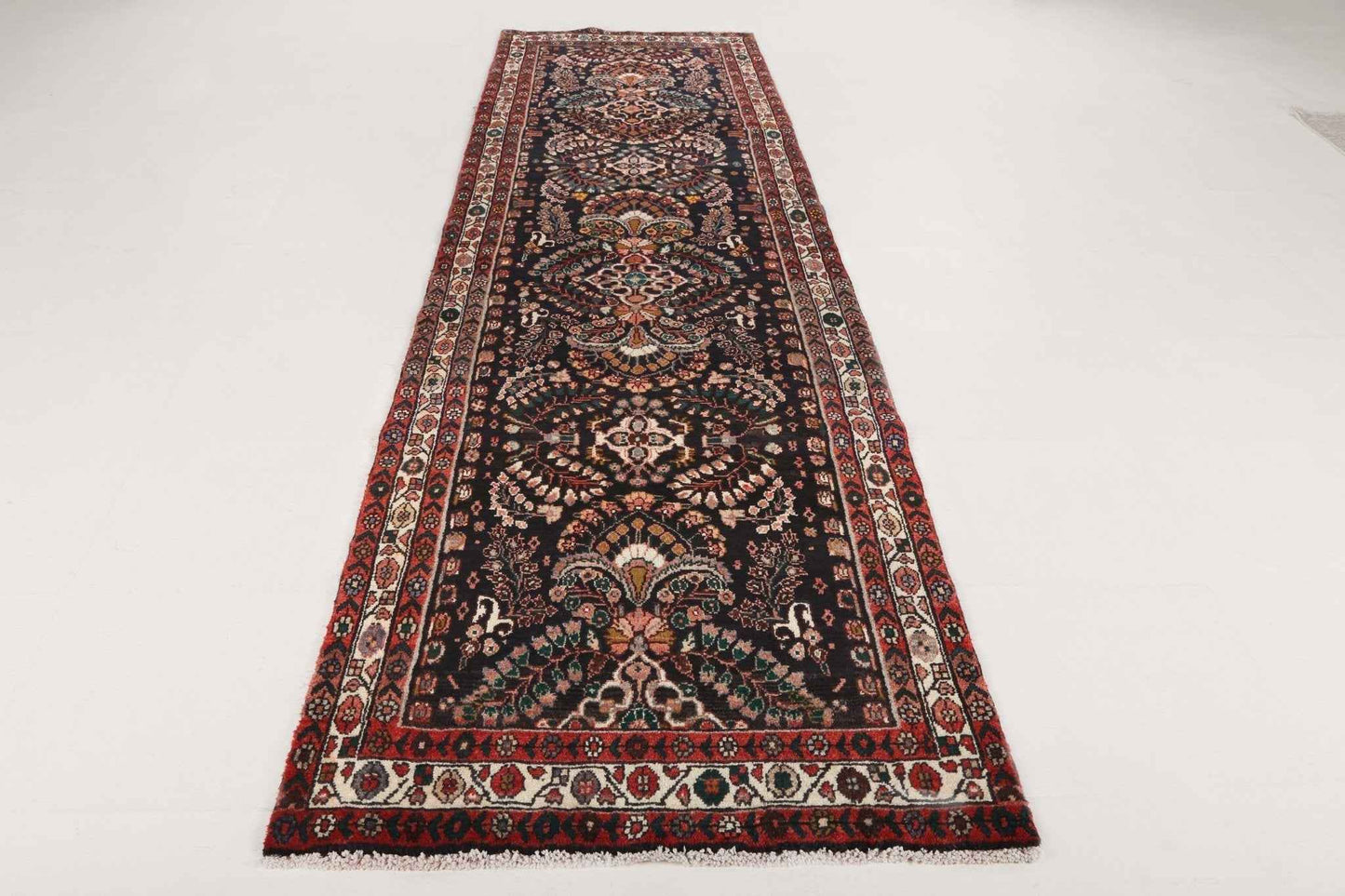 Persian Lilihan Runner Rug | 3' 5" x 11' 4"