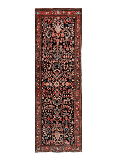 Persischer Lilihan Läufer Teppich | 104 cm x 302 cm