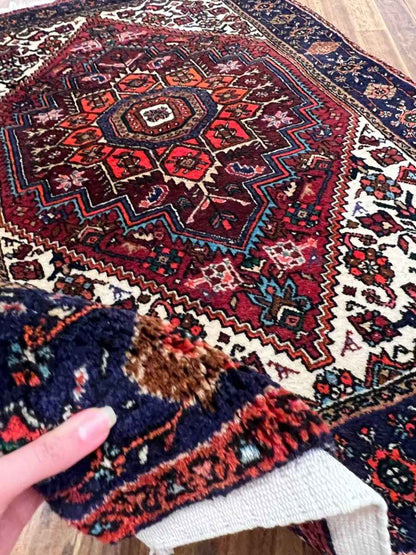Persian Qoltoq Rug | 2' 7" x 3' 11"