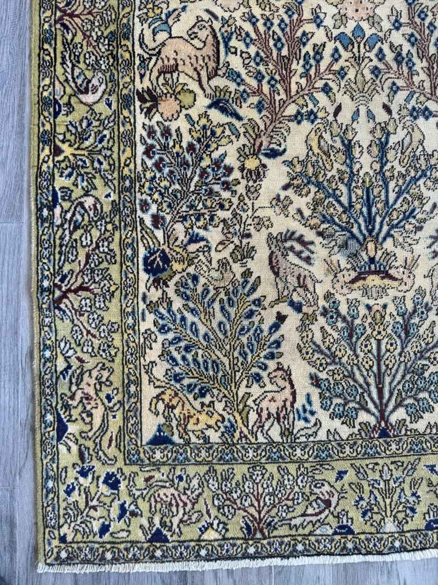 Persian Qom Rug | 3' 6" x 5' 1"