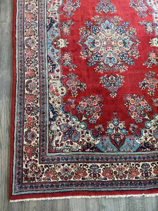 Persian Sarouk Rug | 6' 1" x 8' 10"