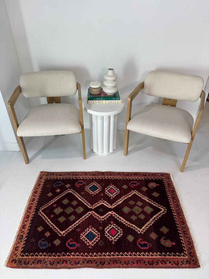 Persian Sirjan Rug | 2' 8" x 4’