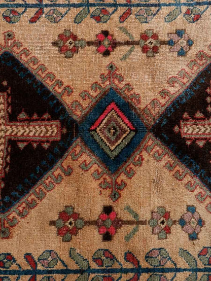 Persian Afshar Rug | 3' 11” x 6' 1"
