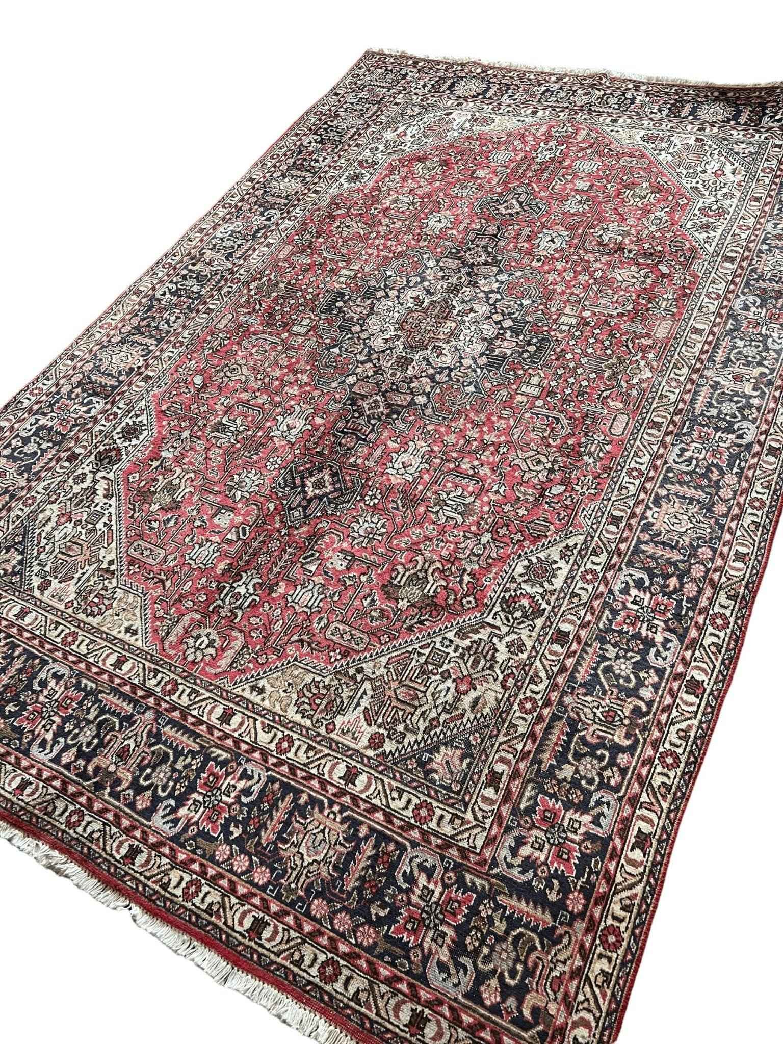 Persian Tabriz Azarshahr Rug | 9’ 8” x 6’ 4”