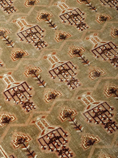 Persian Turkmen Rug | 6' 7” x 8' 4"