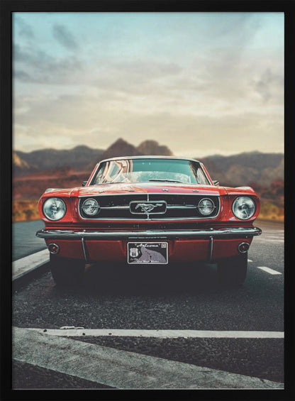 Wandbild Oldtimer Liebe