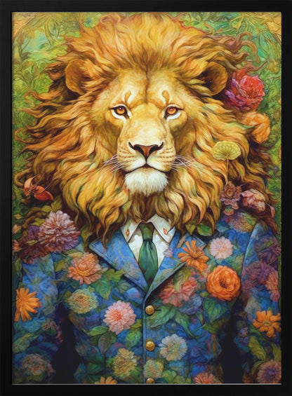 Wandbild Löwe Tierkunst #löwe